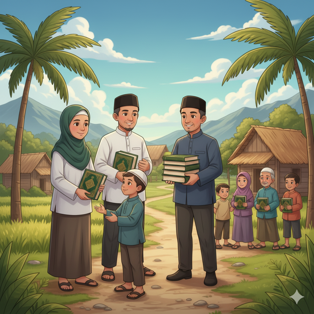 Tim Relawan Berbagi Al-Qur'an